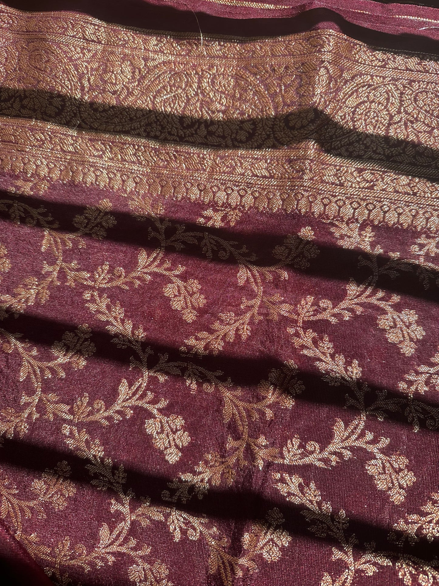 Coffee Brown netra crepe saree