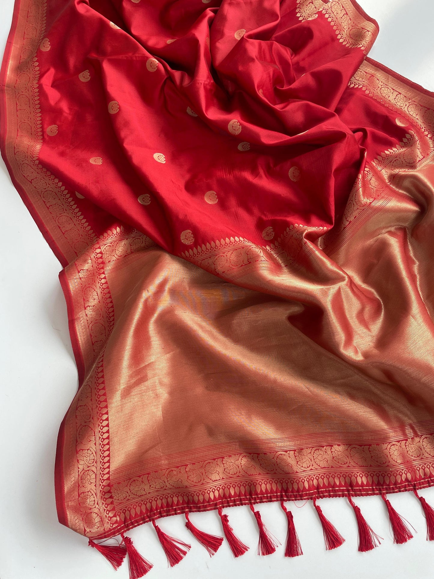 RED SONAKSHI SINHA SOFT SAREE