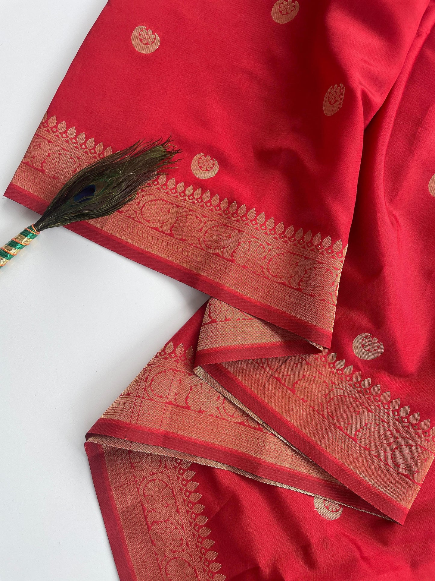 RED SONAKSHI SINHA SOFT SAREE