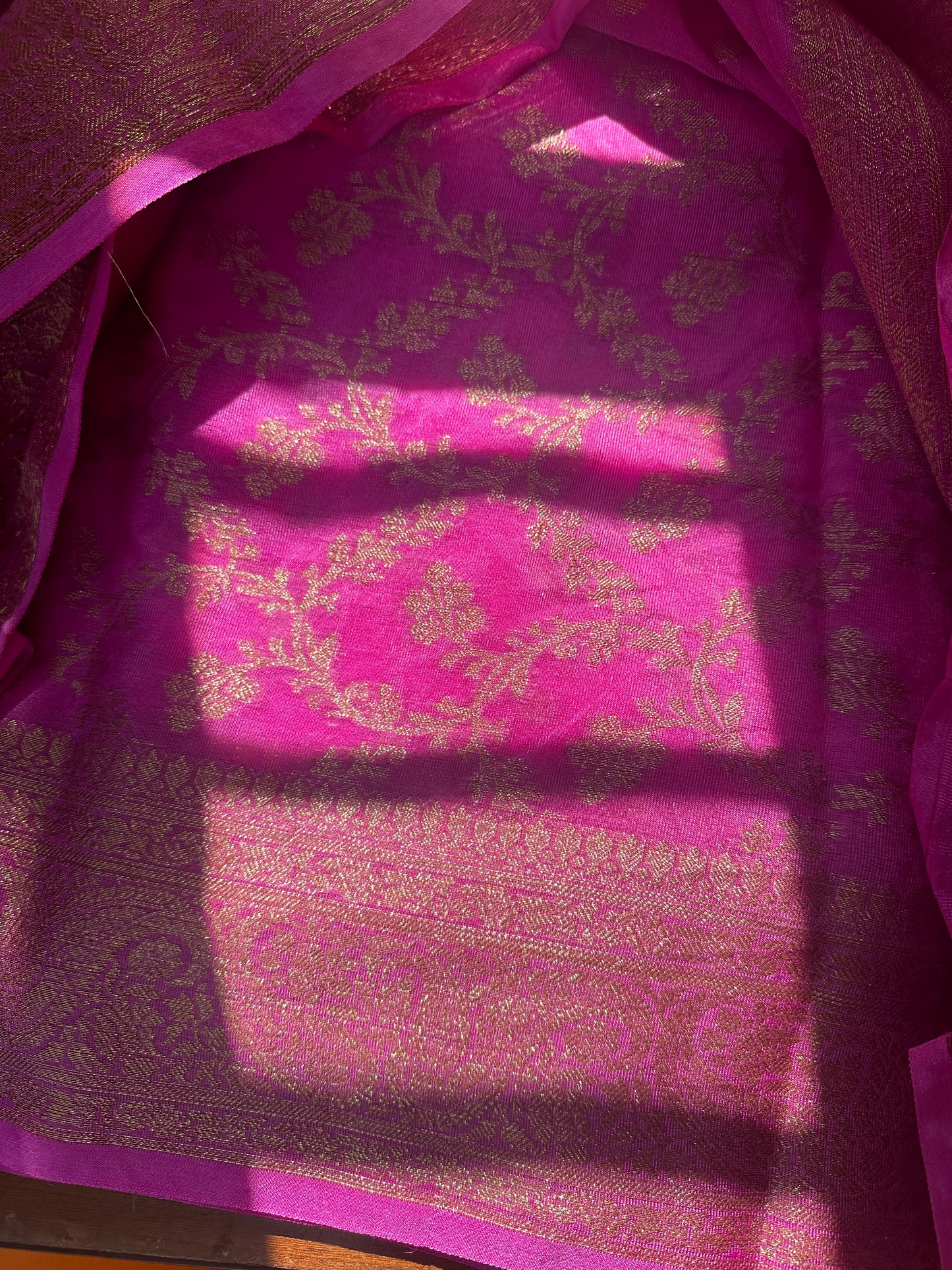 Light pink netra crepe saree