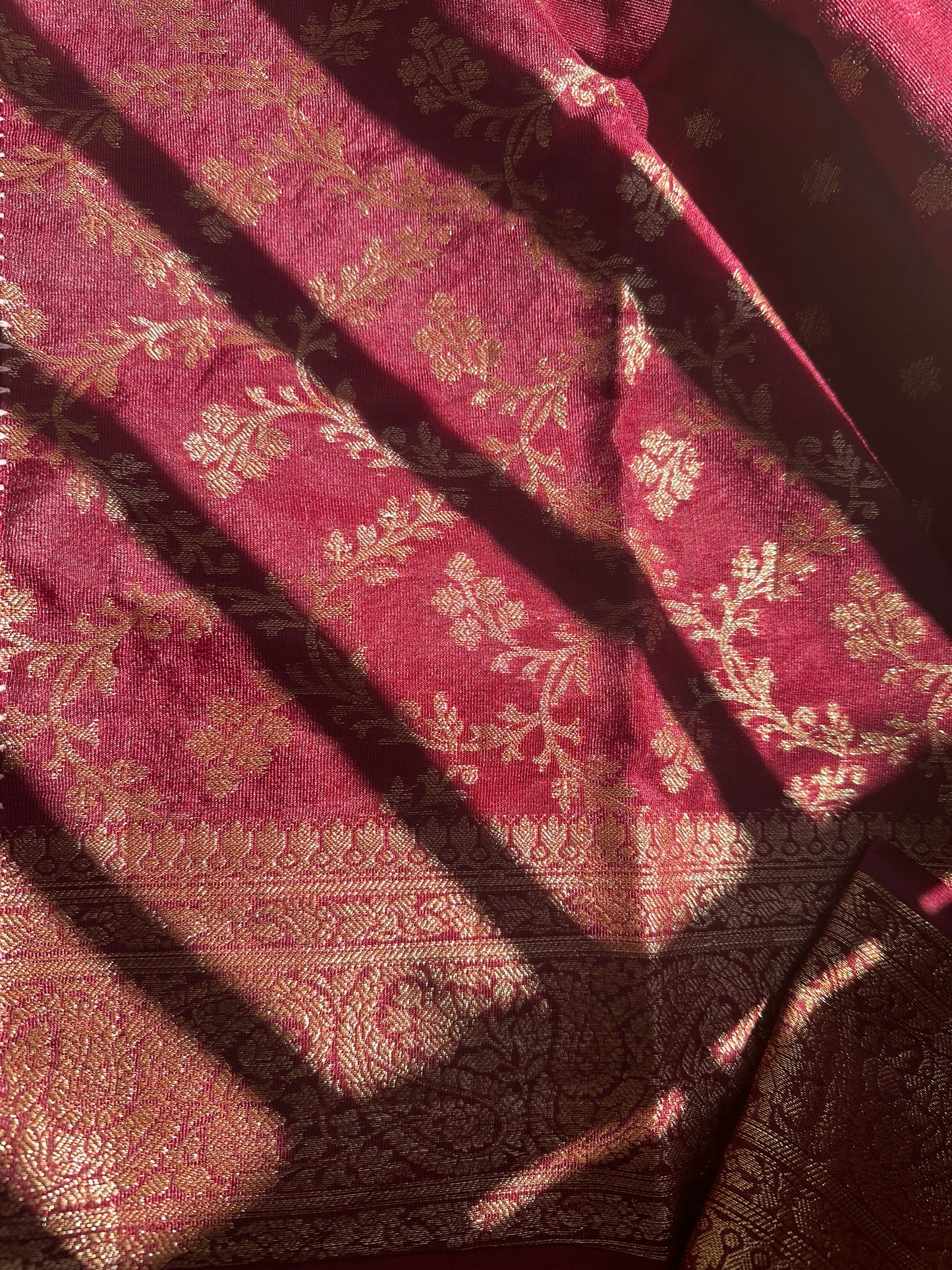 Brown netra crepe saree
