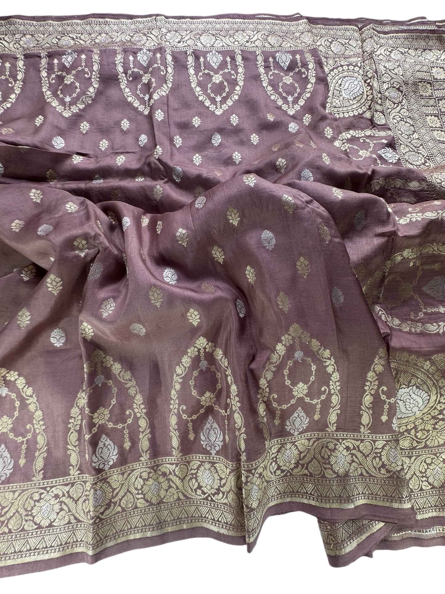 Pastel Katan by katan silk saree