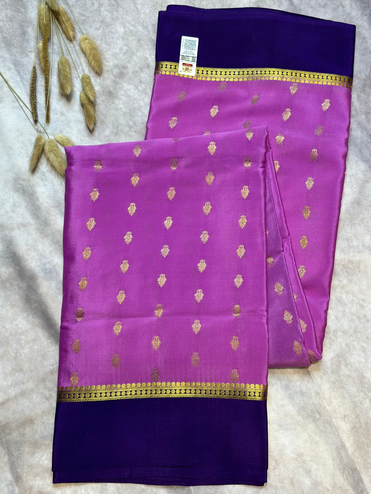 SOUNDARYA BUTTA PURE CREPE SAREE