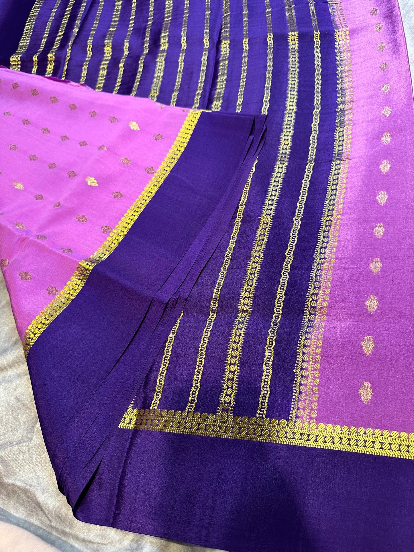 SOUNDARYA BUTTA PURE CREPE SAREE