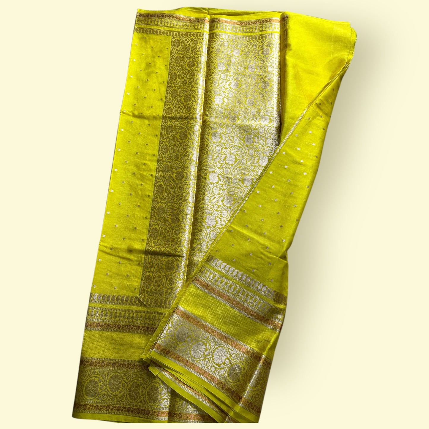 Yellow Soft Georgette saree