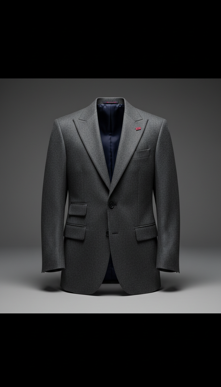 Double-Breasted Wool Suit