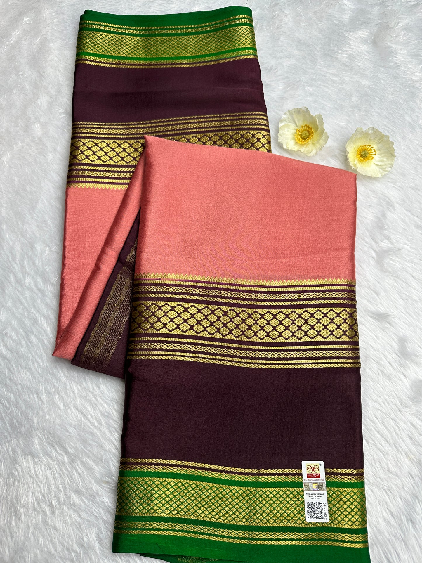 3D BENTEX CREPE SAREE