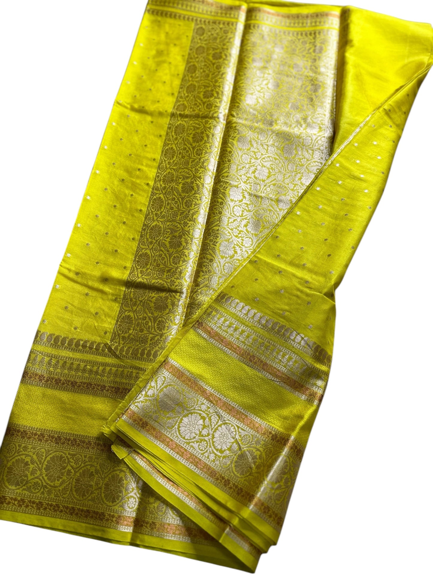 Yellow Soft Georgette saree