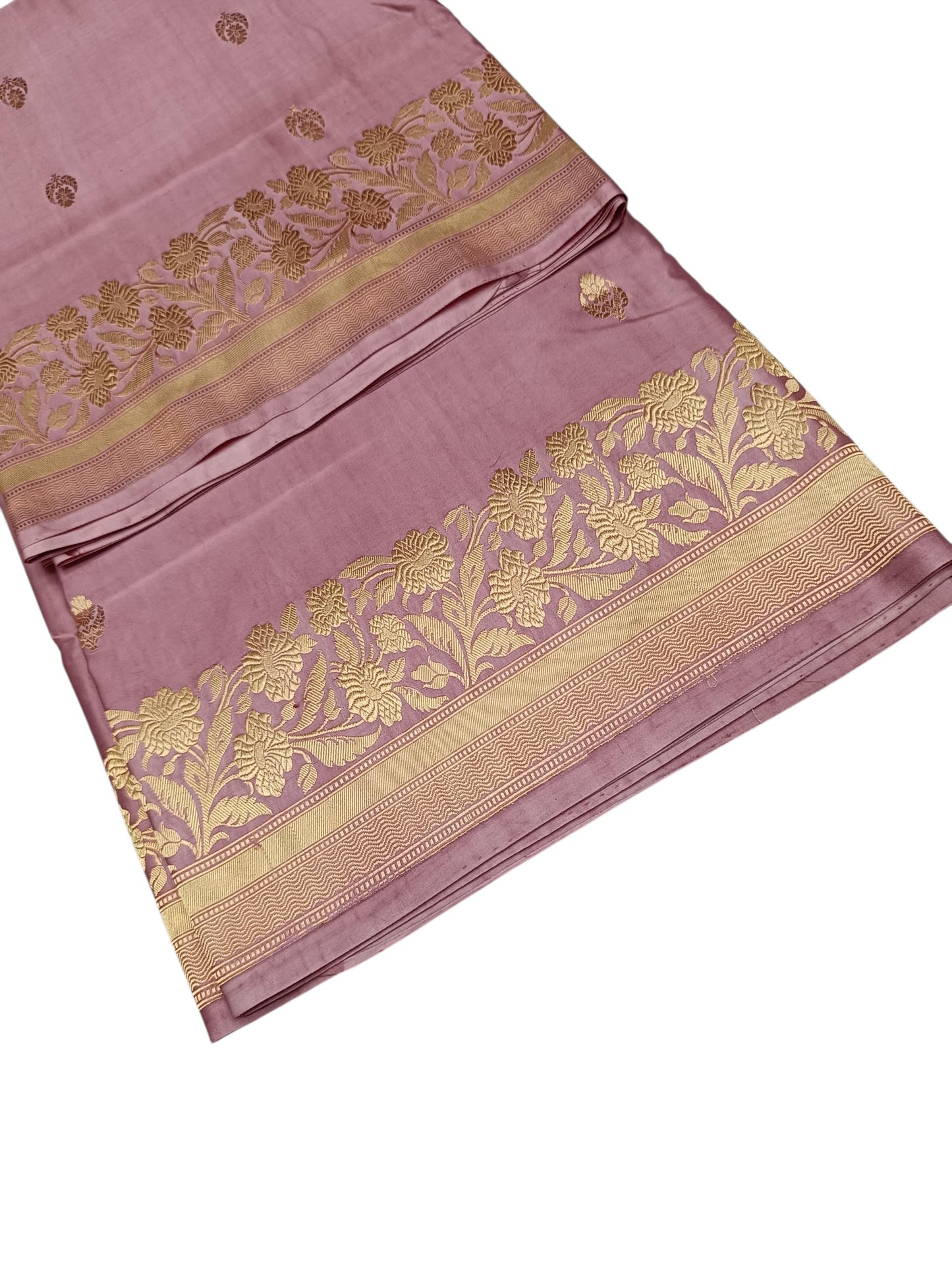 Pink Pure mashru silk saree