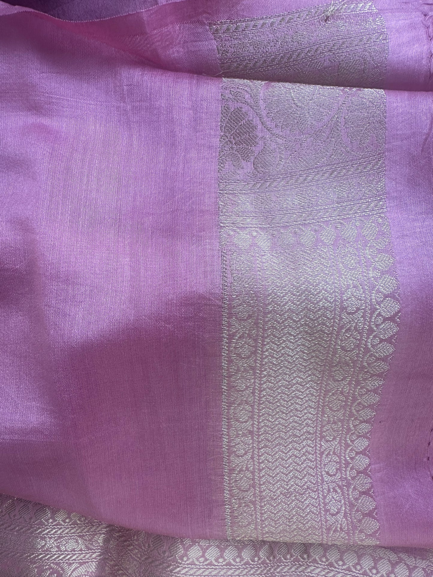 Pink Chanderi cotton silk