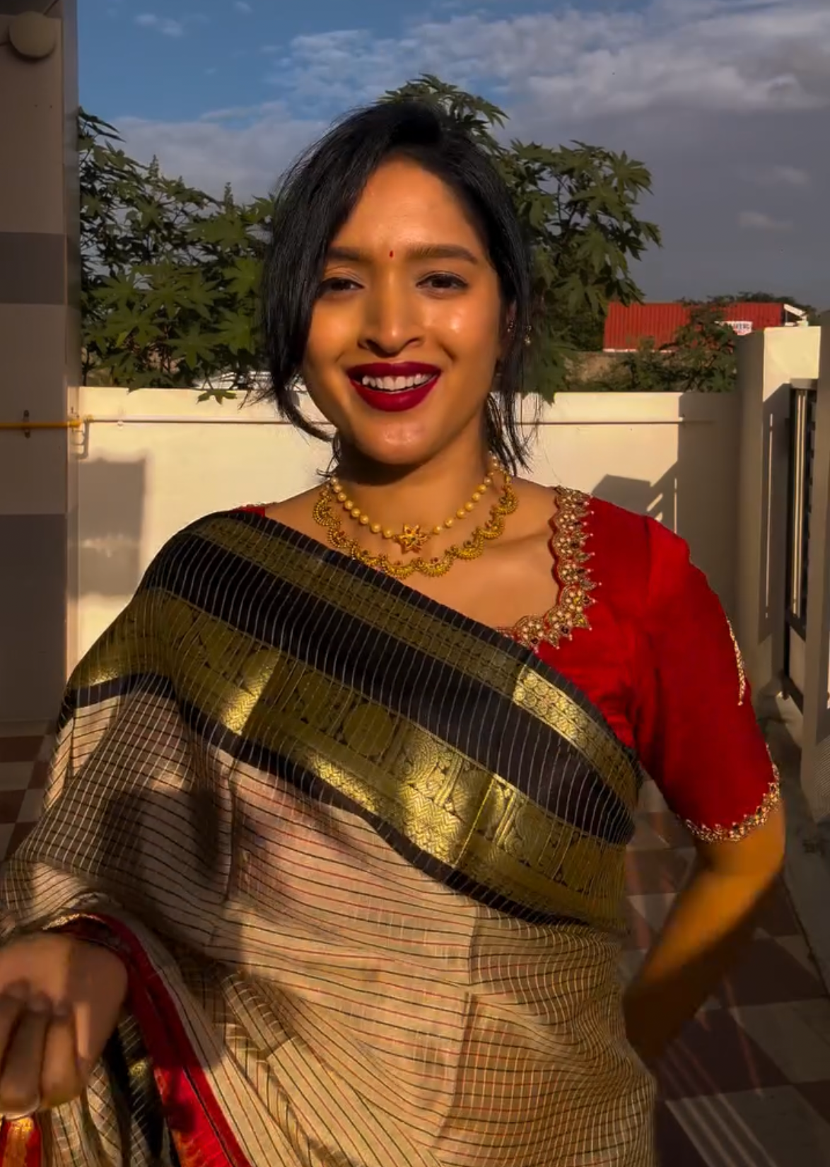 Grey with contrast border semi silk saree